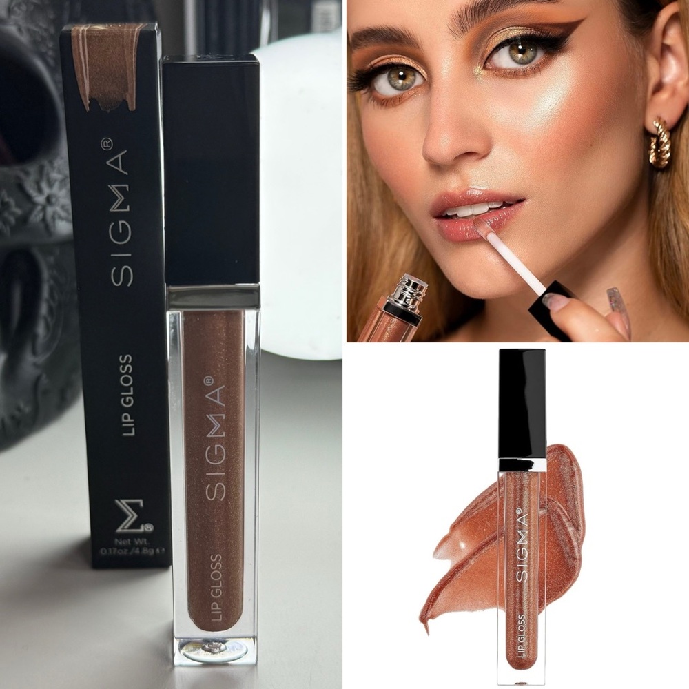 Sigma Beauty Lip Gloss Idyllic Gluten Free, Cruelty Free, & Vegan